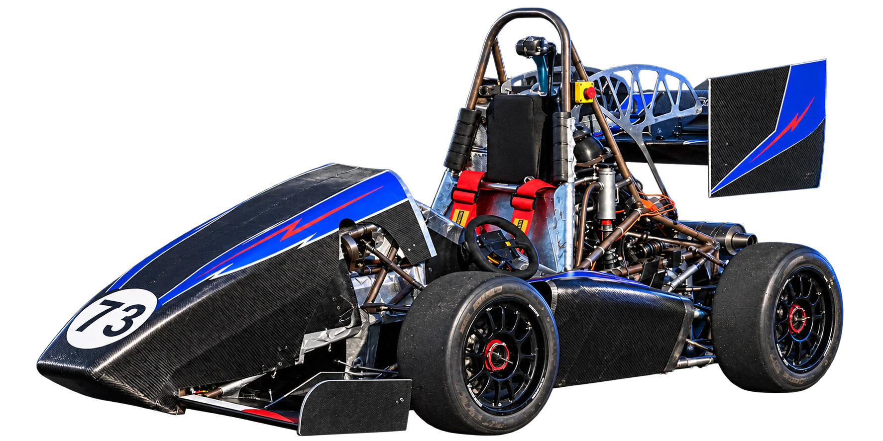 Monoposto Formula Student numero 73 di UniPgRacingTeam